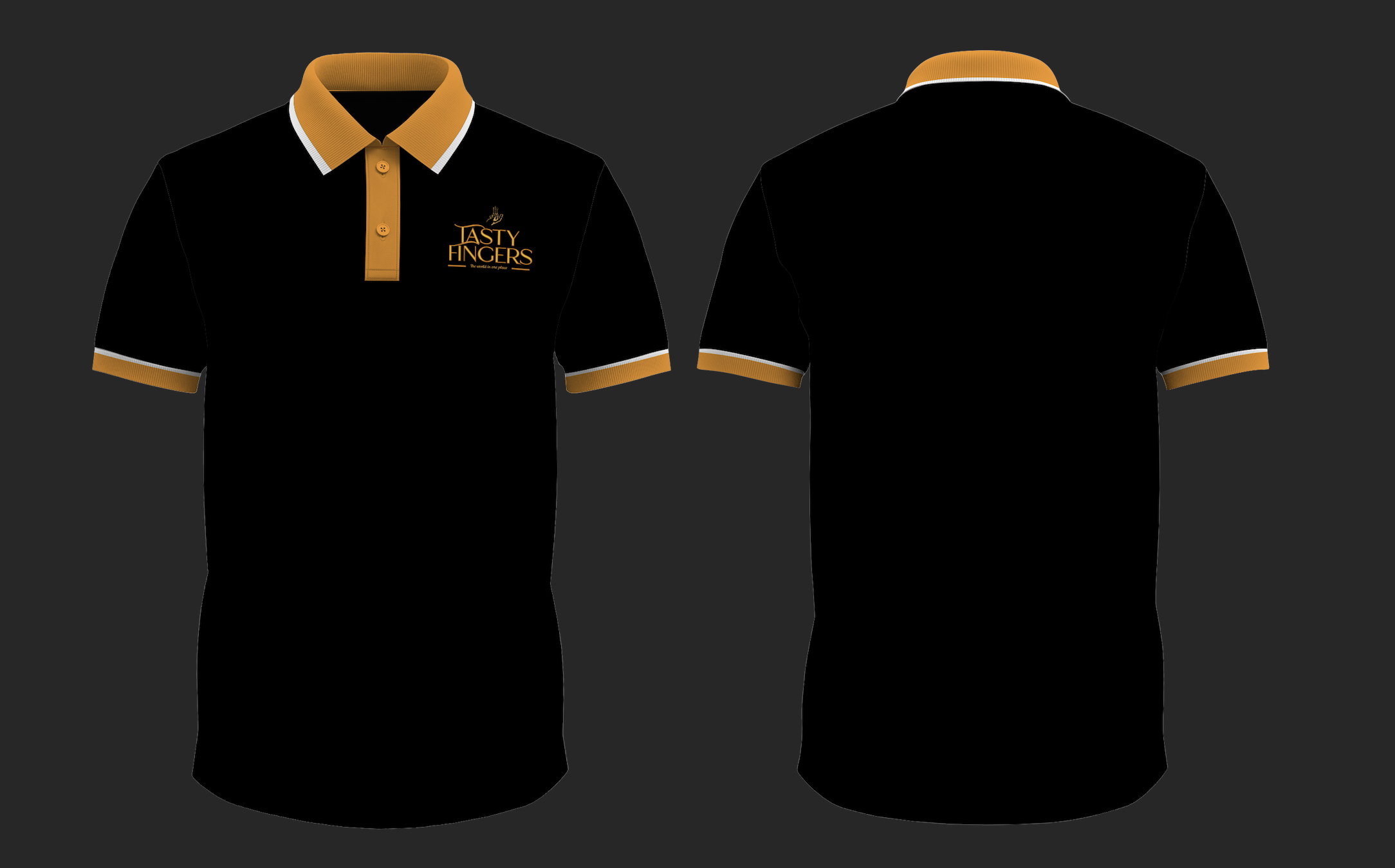 Tasty Fingers staff polo